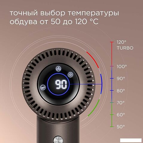 Фен Redmond (Редмонд) HD1700 (серо-коричневый)