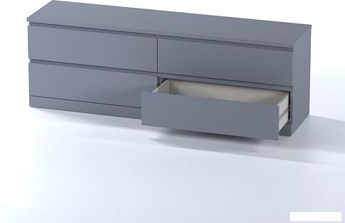 Комод Mio Tesoro Варма 4D (серый)