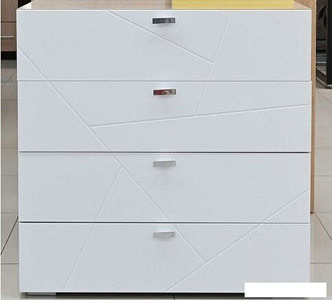 Комод MLK Скайлайн (дуб сонома светлый-белый шагрень)