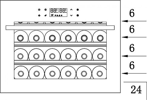 Винный шкаф Temptech SOMZ45SB