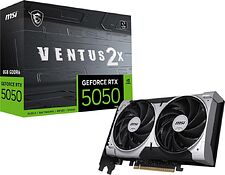 Видеокарта MSI GeForce RTX 5050 8G Ventus 2X Видеокарта MSI GeForce RTX 5050 8G Ventus 2X