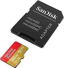 Карта памяти SanDisk Extreme SDSQXA1-512G-GN6MA 512GB (с адаптером) Карта памяти SanDisk Extreme SDSQXA1-512G-GN6MA 512GB (с адаптером)