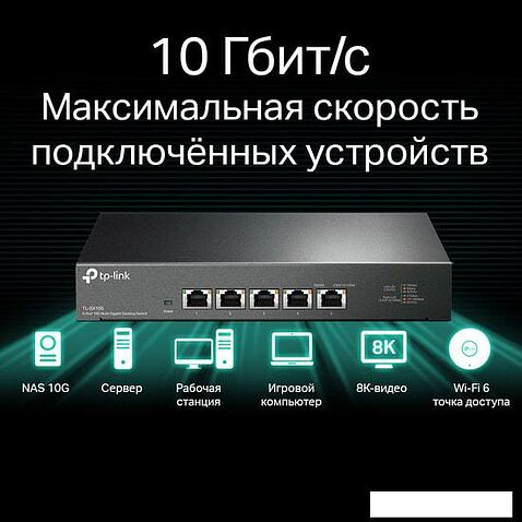 Неуправляемый коммутатор TP-Link TL-SX105