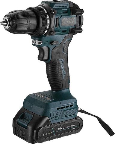 Дрель-шуруповерт Zitrek Greenpower 20 PRO 085-1313 (с 1-им АКБ)