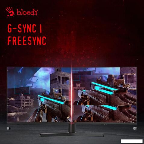 Игровой монитор A4Tech Bloody MN340W (черный)