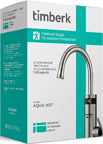 Проточный электрический водонагреватель-кран Timberk Aqua Hot T-IT3-MD-R11