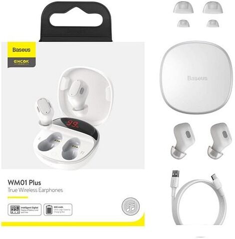 Наушники Baseus Encok WM01 Plus DZ-TM1 (белый)