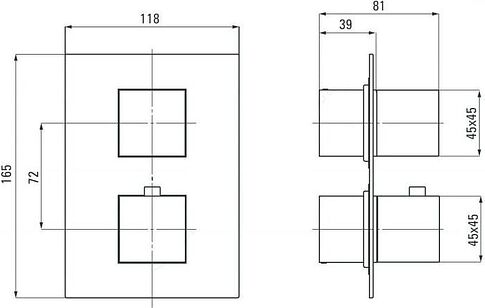 Душевая система  Deante BXYSX44T-3
