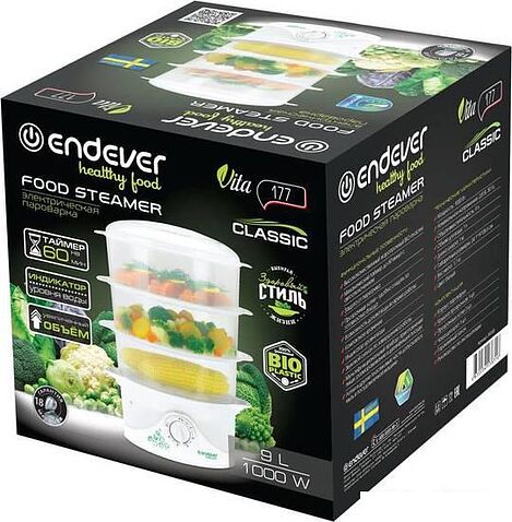 Пароварка Endever Vita 177