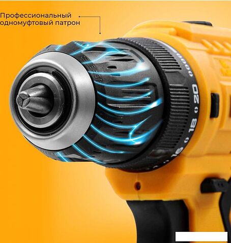 Дрель-шуруповерт Katana HD Line BCD 5500 (с 2-мя АКБ 2 Ач, кейс)