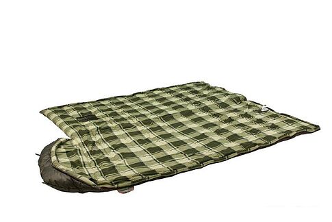 Спальный мешок AlexikA Siberia Wide Plus (левая молния, оливковый)