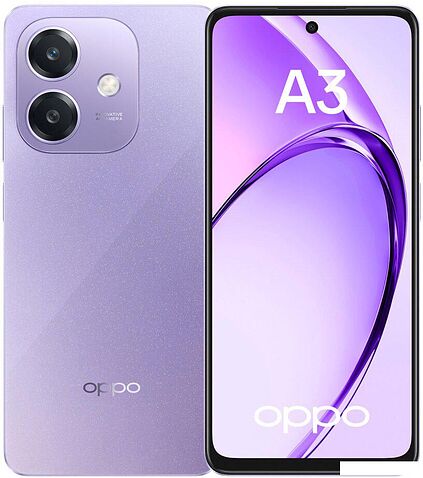 Смартфон Oppo A3 CPH2669 6GB/256GB международная версия (лиловый)