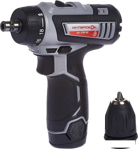 Дрель-шуруповерт Интерскол ДА-12ЭР-02 Комби (с 2-мя АКБ, кейс)