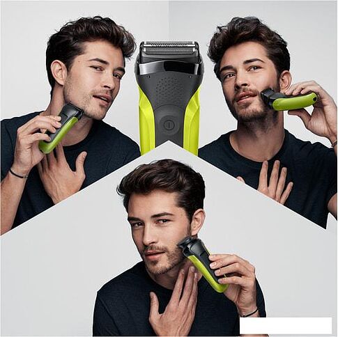 Электробритва Braun Series 3 Shave&Style 300BT (зеленый)