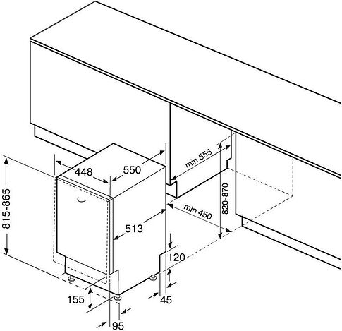 Встраиваемая посудомоечная машина Krona Delia 45 BI V2