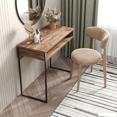 Консольный стол Soma СПМ-4-METAL (дуб золотой крафт/черный)