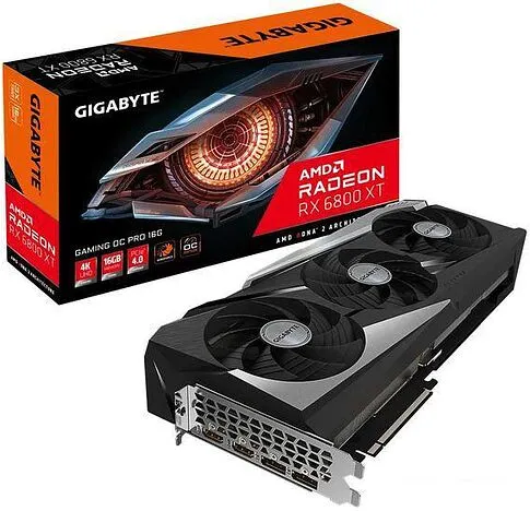 Видеокарта Gigabyte Radeon RX 6800 XT Gaming OC Pro 16G GV-R68XTGAMINGOCPRO-16GD