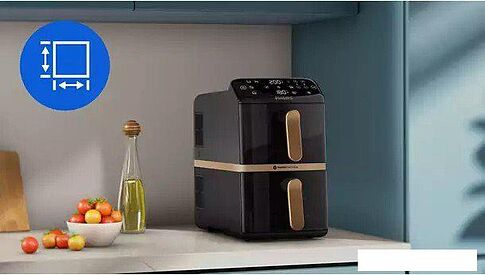 Аэрогриль (аэрофритюрница) Philips Ovi Stacked Dual Basket NA462/70