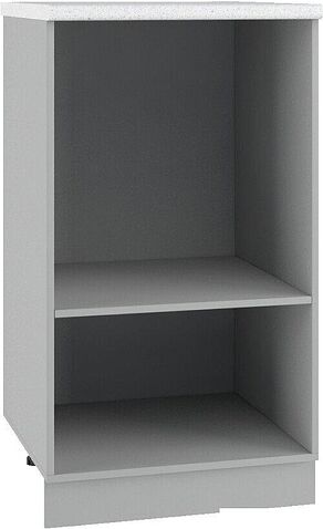 Шкаф напольный ДСВ Тренто СН 600 (серый/белый)