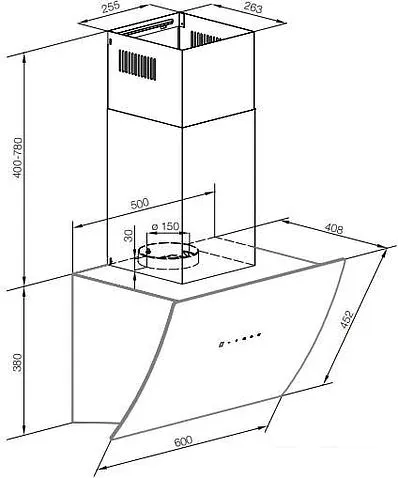 Кухонная вытяжка Graude DH 60.1 GE