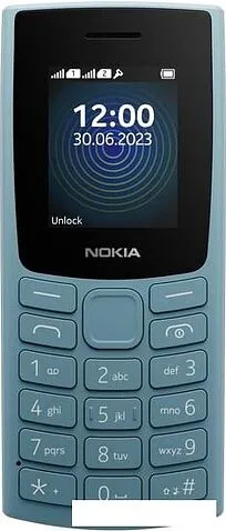 Кнопочный телефон Nokia 110 (2023) Dual SIM TA-1567 (небесно-голубой)