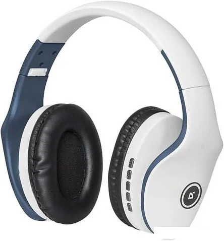 Наушники с микрофоном Defender FreeMotion B525 (синий/белый)