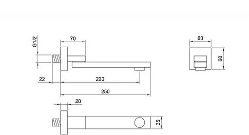 Душевая система  Berges Wasserhaus Nardis 3S 071012