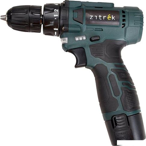 Дрель-шуруповерт Zitrek Green 12V Plus 085-1014 (с 2-мя АКБ)