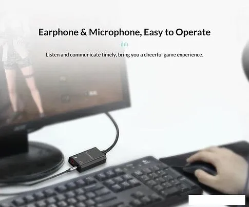 USB аудиоадаптер Orico SKT2-BK