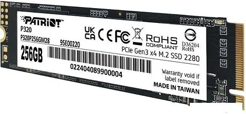 SSD Patriot P320 256GB P320P256GM28