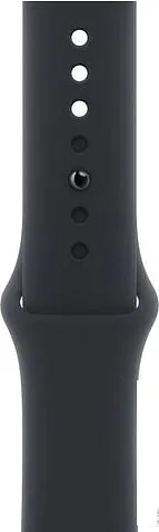 Умные часы Apple Watch Series 9 45 мм (алюминиевый корпус, полуночный/полуночный, спортивный силиконовый ремешок M/L)