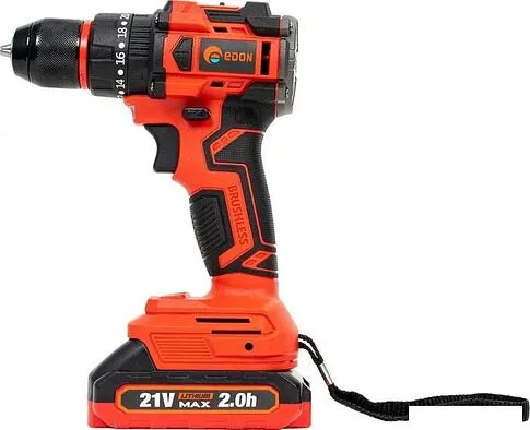 Ударная дрель-шуруповерт Edon UAD-21PBL (с 2-мя АКБ, кейс)