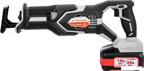 Сабельная пила Интерскол НПА-200/36В 833.2.2.70 (с 2-мя АКБ, кейс)