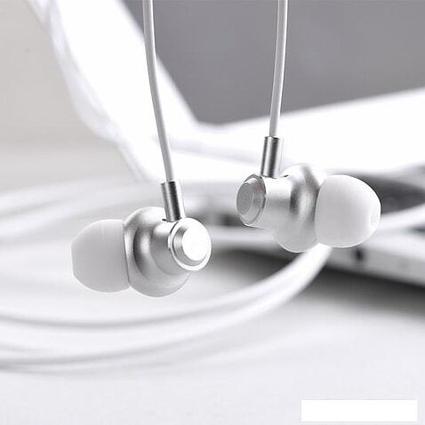 Наушники Hoco M44 (серебристый)