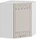 Шкаф навесной Трия Долорес 1В6У (белый/крем)