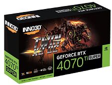 Видеокарта Inno3D GeForce RTX 4070 Ti Super Twin X2 OC N407TS2-166XX-186156N Видеокарта Inno3D GeForce RTX 4070 Ti Super Twin X2 OC N407TS2-166XX-186156N