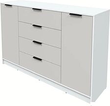 Тумба Интерлиния Концепт КТ-Т160 (персидский жемчуг/белый платинум)