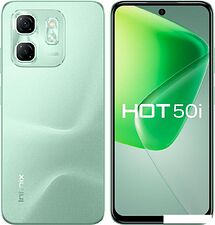 Смартфон Infinix Hot 50i X6531 6GB/128GB (зеленый шалфей)