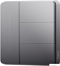 Выключатель Aqara Z1 Pro 3 клавиши (графитовый)