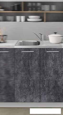 Шкаф напольный Артём-Мебель 600мм СН-114.21 (бетон спаркс)