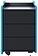 Тумба VMM Game Case 40 Black Blue CS-1BKBE (черный/синий)