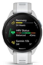 Умные часы Garmin Forerunner 165 (туманно-серый/белый камень)