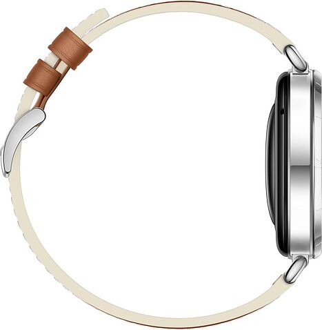 Умные часы Huawei Watch GT 6 41 мм (серебристый, с коричневым кожаным ремешком, международная версия)
