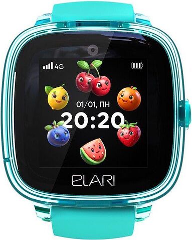 Детские умные часы Elari KidPhone Fresh 4G (бирюзовый)