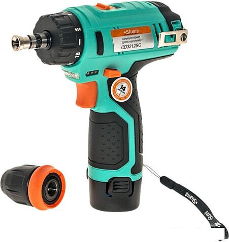 Дрель-шуруповерт Sturm CD3212SC (с 2-мя АКБ, кейс)