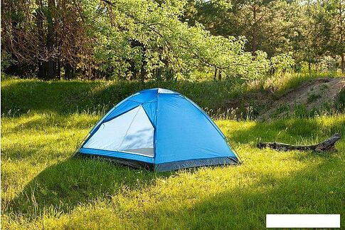 Треккинговая палатка Calviano Acamper Domepack 4 (синий)