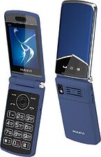 Кнопочный телефон Maxvi E11 (темно-синий)