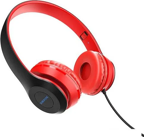 Наушники Borofone BO5 (черный/красный)