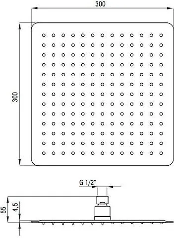 Душевая система  Deante Jasmin NAC_09JP (хром)