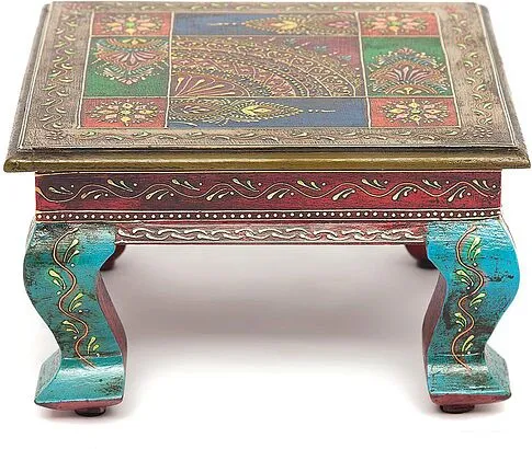 Журнальный столик TetChair Secret De Maison Havely mod. BJ-001 (дерево манго/этническая роспись)